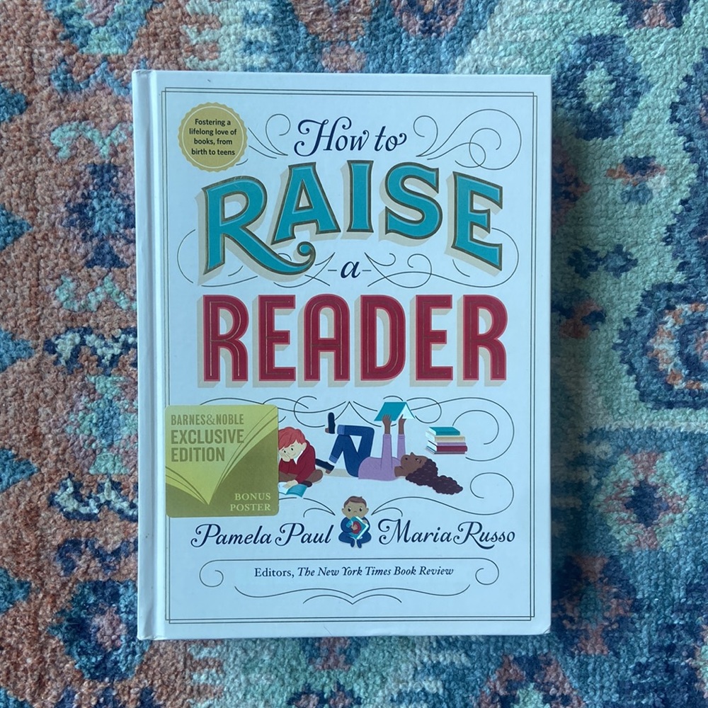CONSIGNED How to Raise a Reader hardcover book Barnes & Noble exclusive edition